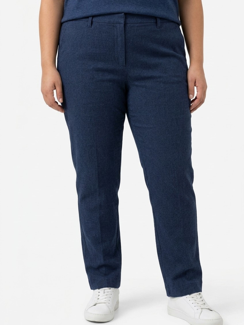 J. Crew Straight-Leg High Rise Pants in Deep Navy Size 12